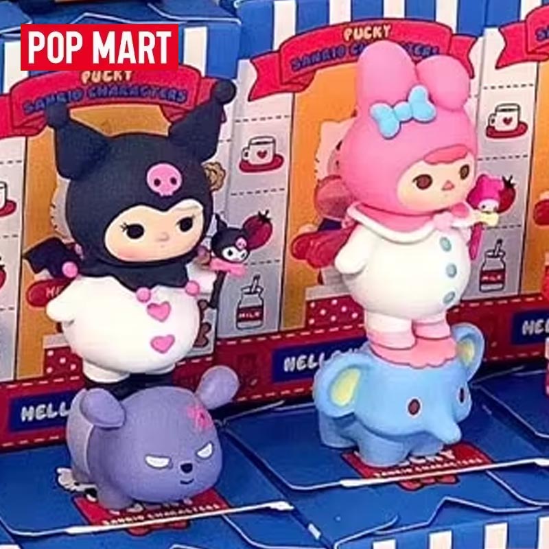 Model Kit Anime Girl - POPMART PUCKY SANRIO KARAKTERLERİ Serisi, Orijinal