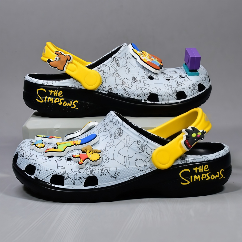 Model Kit Eva - Çizgi film anime The Simpsons sandaletleri,