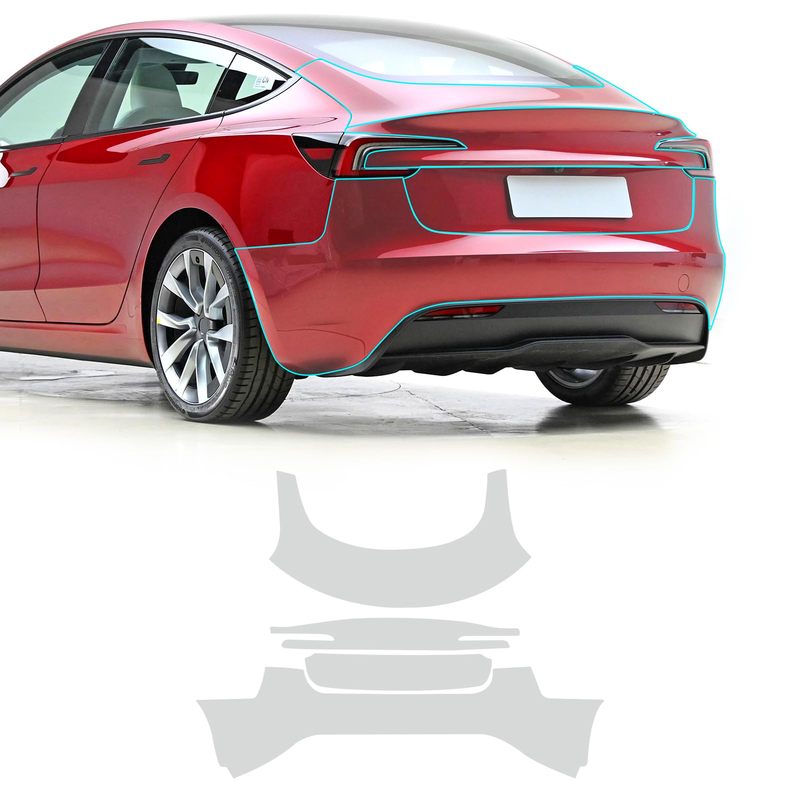 Paint Model Kit - 8.5Mil Önceden Kesilmiş TPU PPF Boya