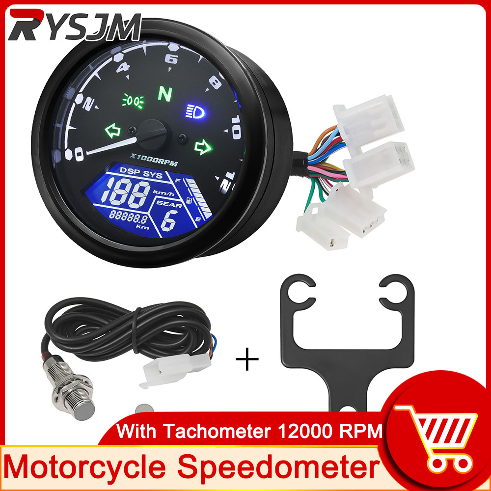 Model Kit Vespa - REKLAM Yeni Evrensel Motosiklet 12000RMP LCD