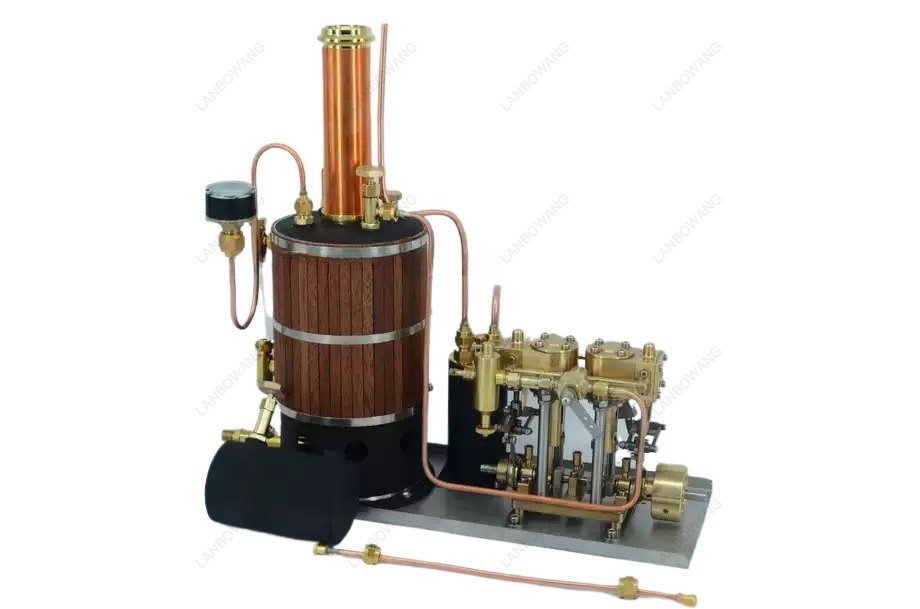 İki Silindirli, Pistonlu Buhar - Model Kit Engine incelemesi ve fiyatı