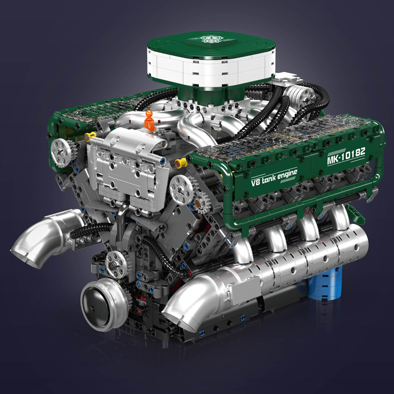 Mould King 10182 Teknik Motor  - Model Kit Engine incelemesi ve fiyatı