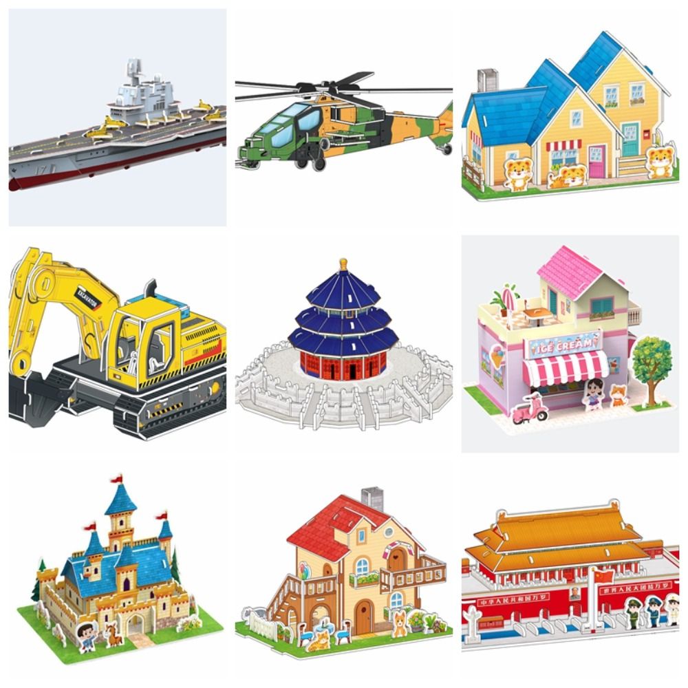 DIY monte yapı modeli kağıt 3d - Model Kit Eva incelemesi ve fiyatı